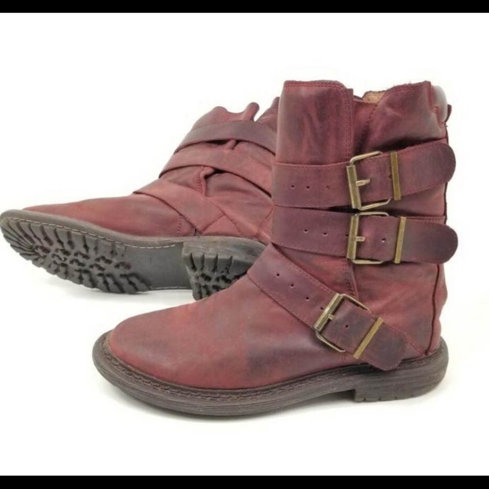 Jeffrey Campbell “Brit” Burgundy Bootie- 8.5